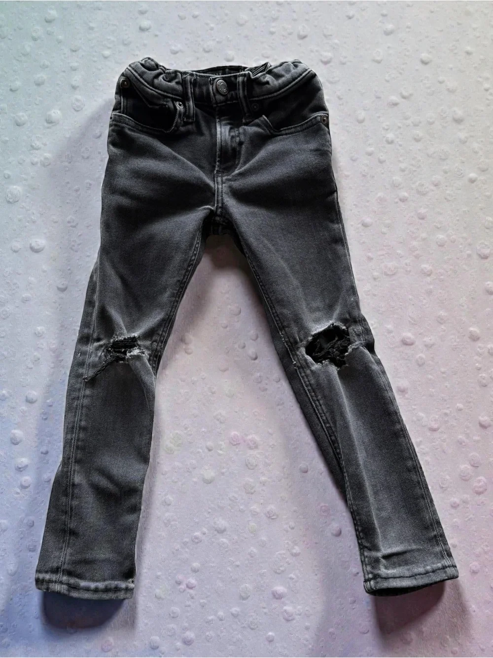 baby GAP Size 5 Skinny Distressed Black‎ Jeans